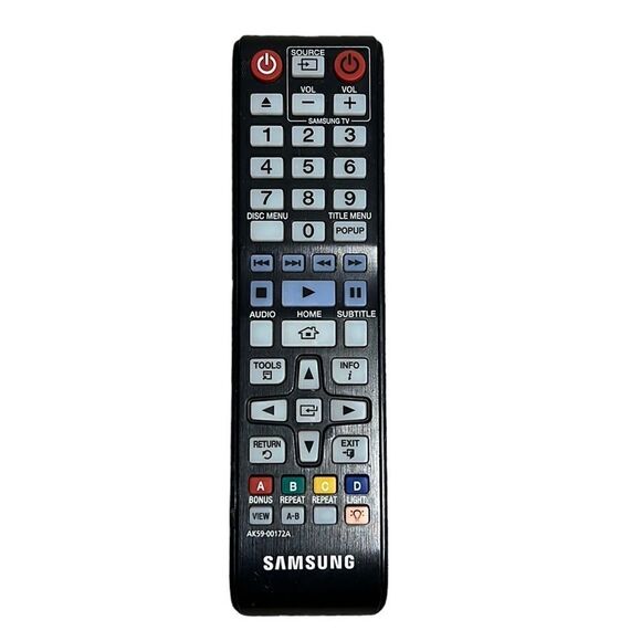 SAMSUNG Remote Control Replacement AK59-00172A Blu-ray Player Tested AAA - Picture 1 of 7